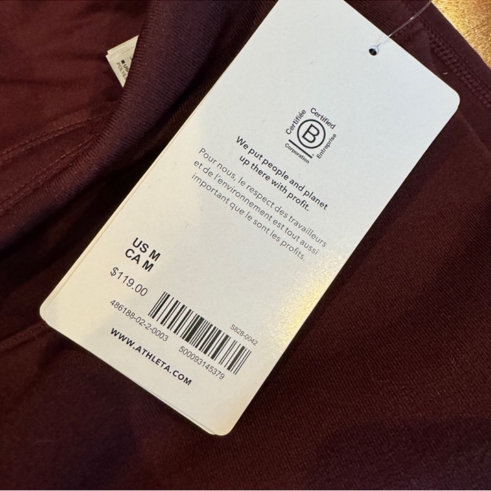 NWT! ALTITUDE PANT IN POLARTEC® POWER STRETCH® spiced cabernet (M) straight leg - Picture 11 of 11